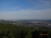 登山前日相模湾方面の夕景